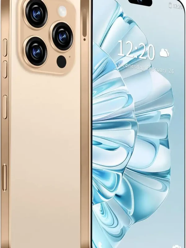 I16 PROMAX 5G - 12GB RAM + 512GB, Pantalla HD 6.99", Cámara 68MP+108MP, Batería 7000mAh, Dual SIM, Desbloqueo Facial y Huella Dactilar